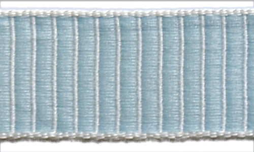 3/4" Baby Blue Ribbed Woven Ribbon