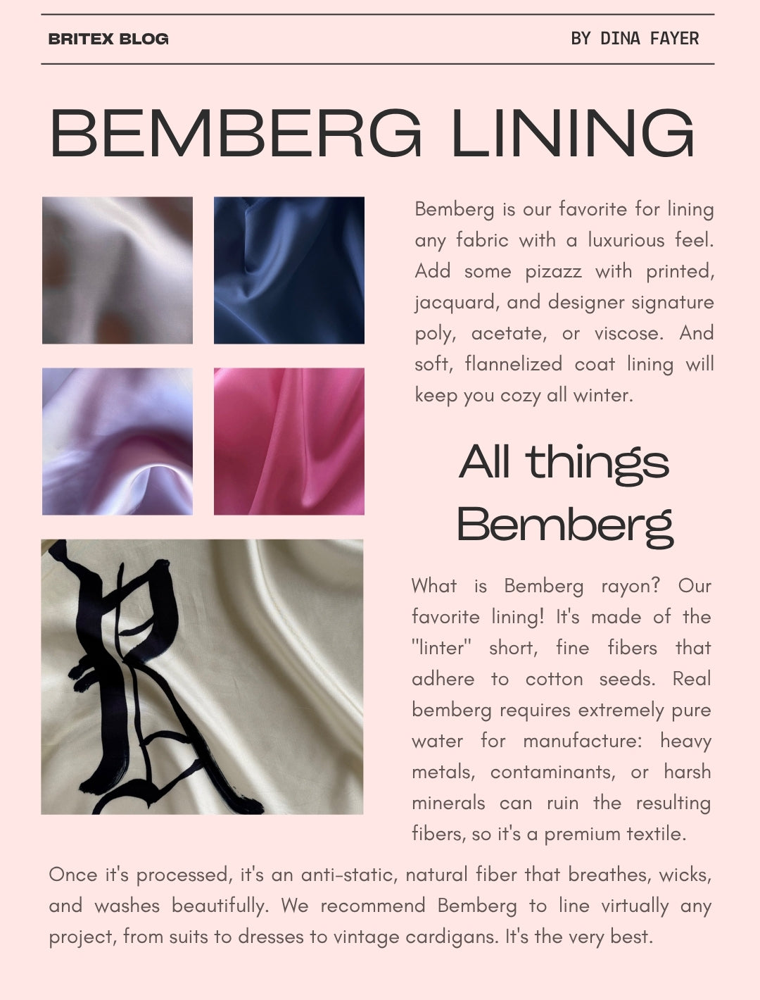 Our Favorite Lining!!