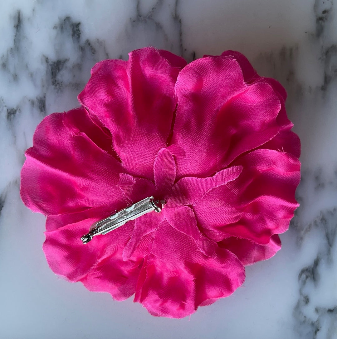 Glorious Hot Pink Peony Silk Flower (Made in USA)