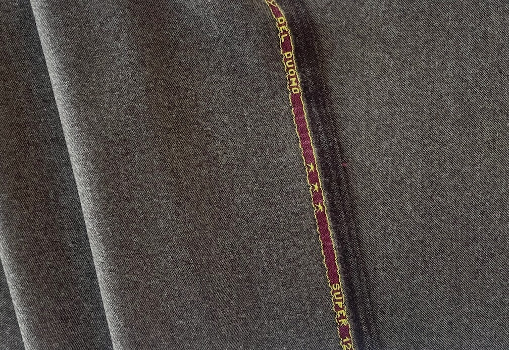 Cool Cedar Super 120s Wool Flannel Twill (Made in Italy