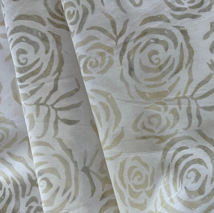 Rose Swirl Cotton Batik (Made in Indonesia)