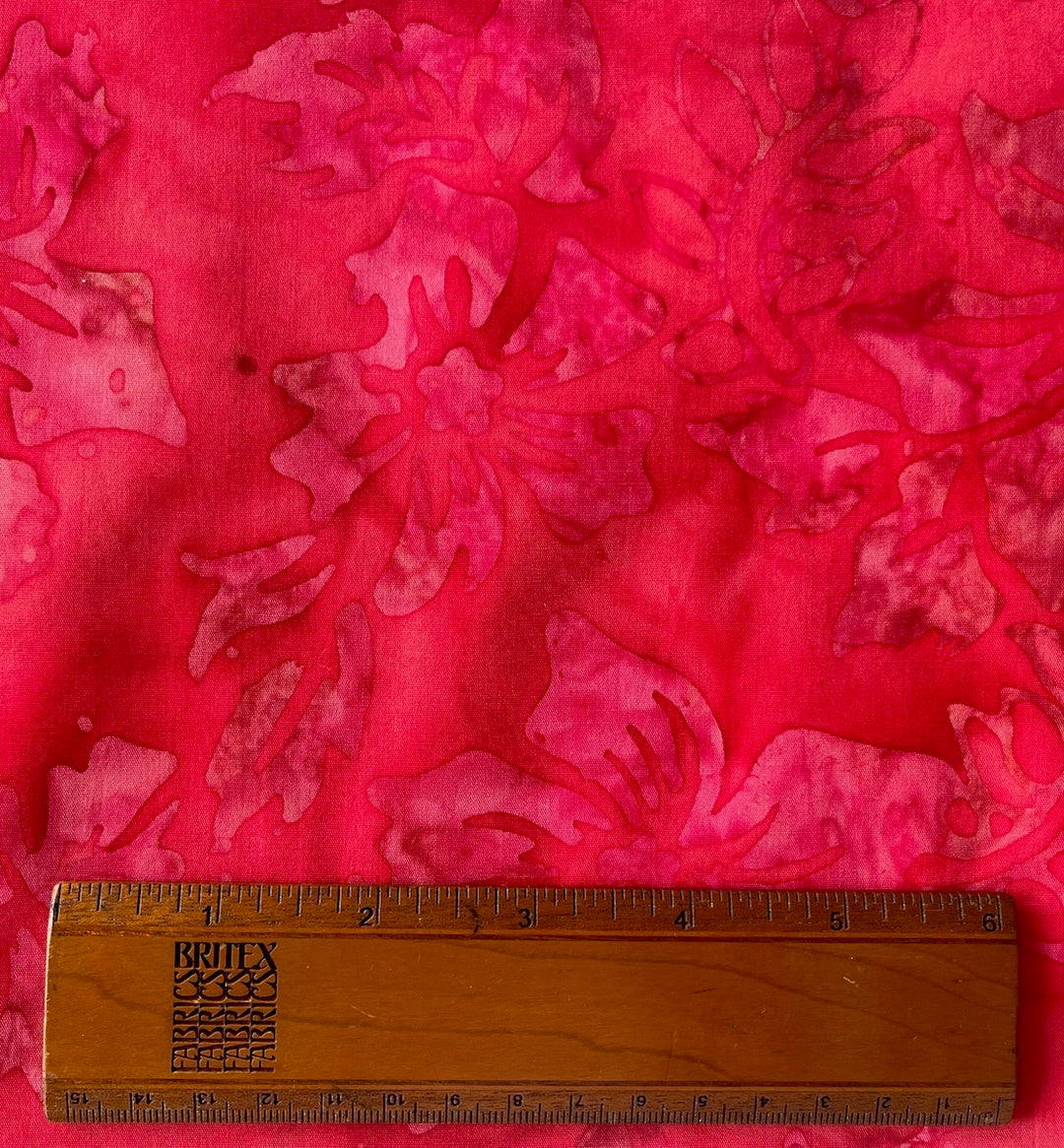 Flamingo Hibiscus Blooms Cotton Batik (Made in Indonesia)