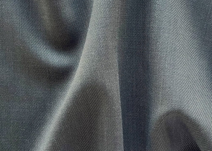 Lighter-Weight Heathered Spanish Moss Green Wool Twill (Made in Italy)