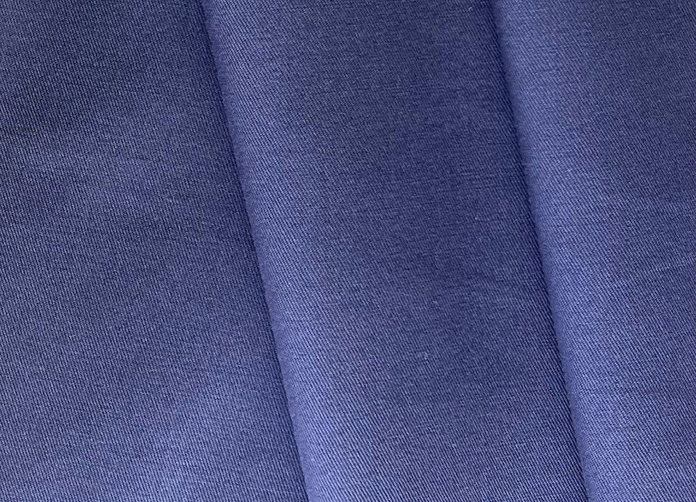 Lorma Mid-Weight Marine Wool & Cotton Twill (Made in Italy)