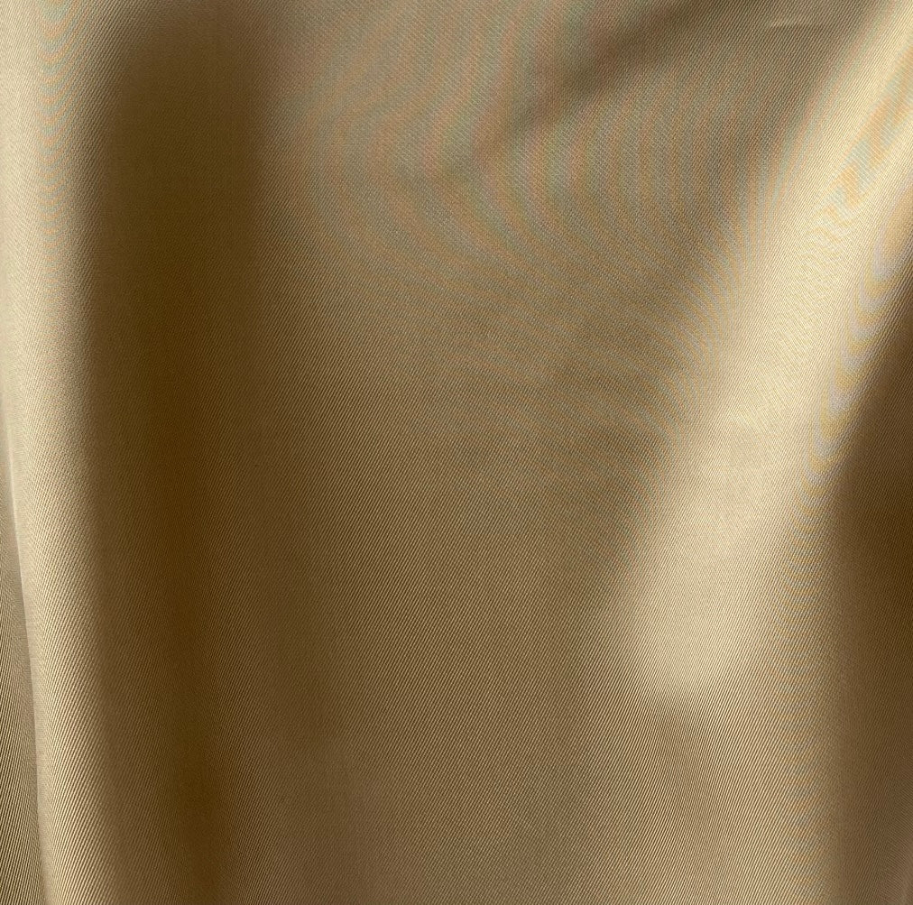 Burnished Gold Rayon Bemberg Lining (Made in Italy)