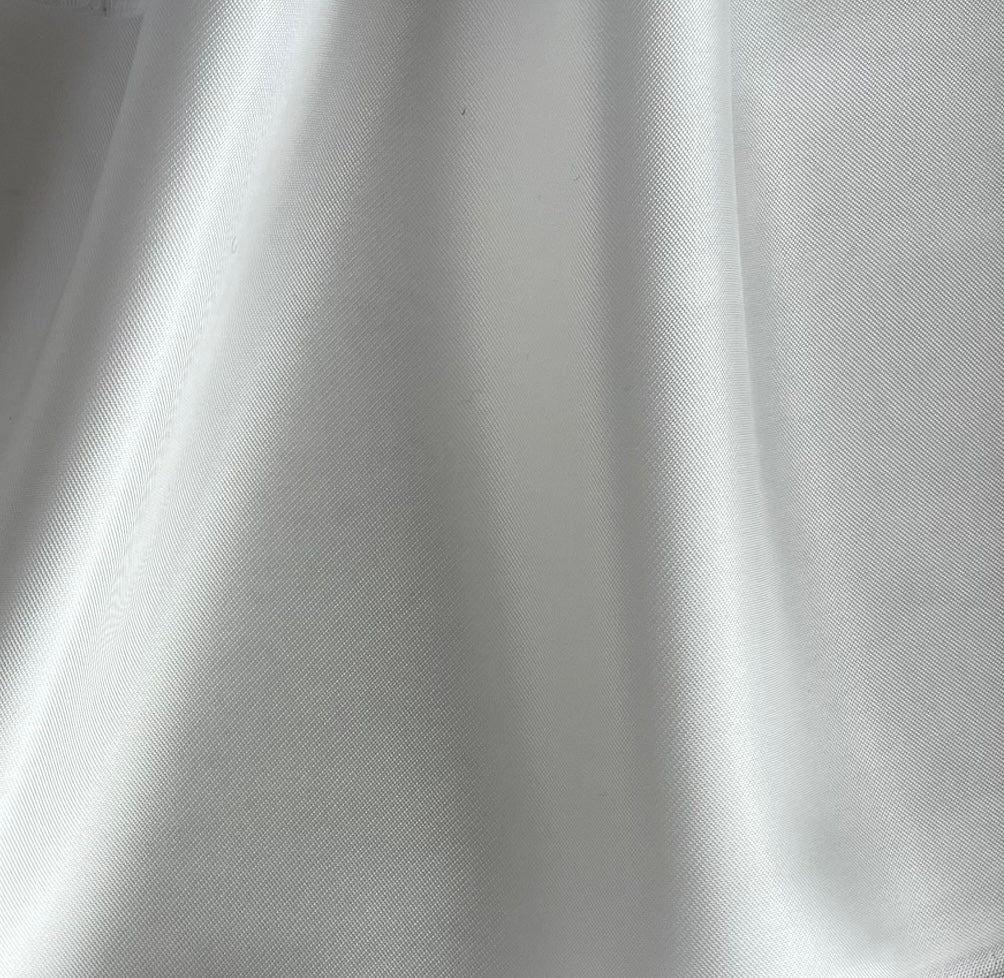 White Rayon Bemberg Lining (Made in Italy)
