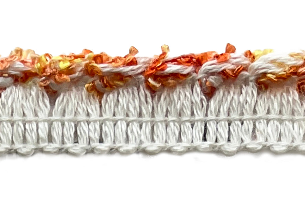5/8" Creamsicle Bouclé Piping Trim (Made in France)