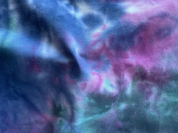 Sunset Wonder Tie-Dye French Terry Cotton Knit (Made in the Netherlands)
