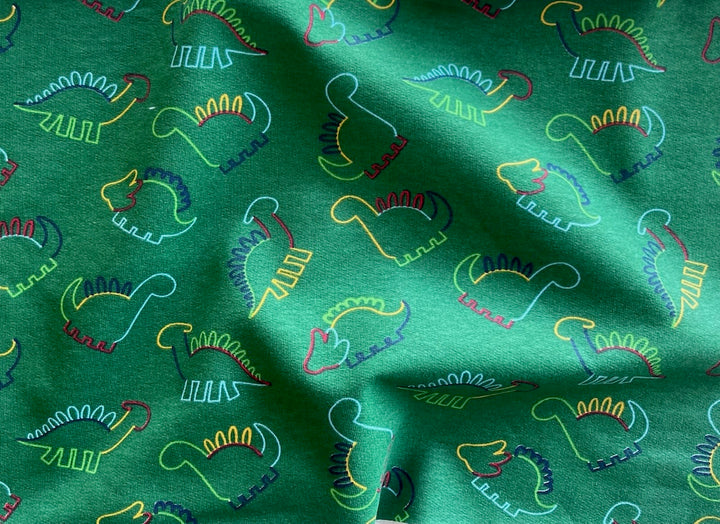 Dinos on Castleton Green French Terry Cotton Knit (Made in the Netherlands)
