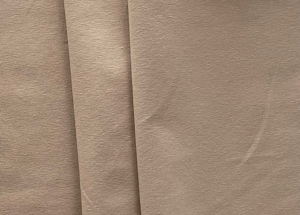 Rosy Beige Cotton Knit (Made in the Netherlands)