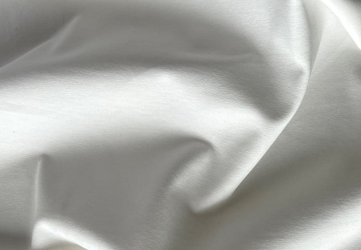 Stark White Cotton Knit (Made in the Netherlands)