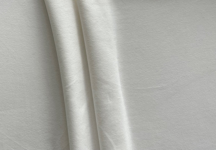 Stark White Cotton Knit (Made in the Netherlands)