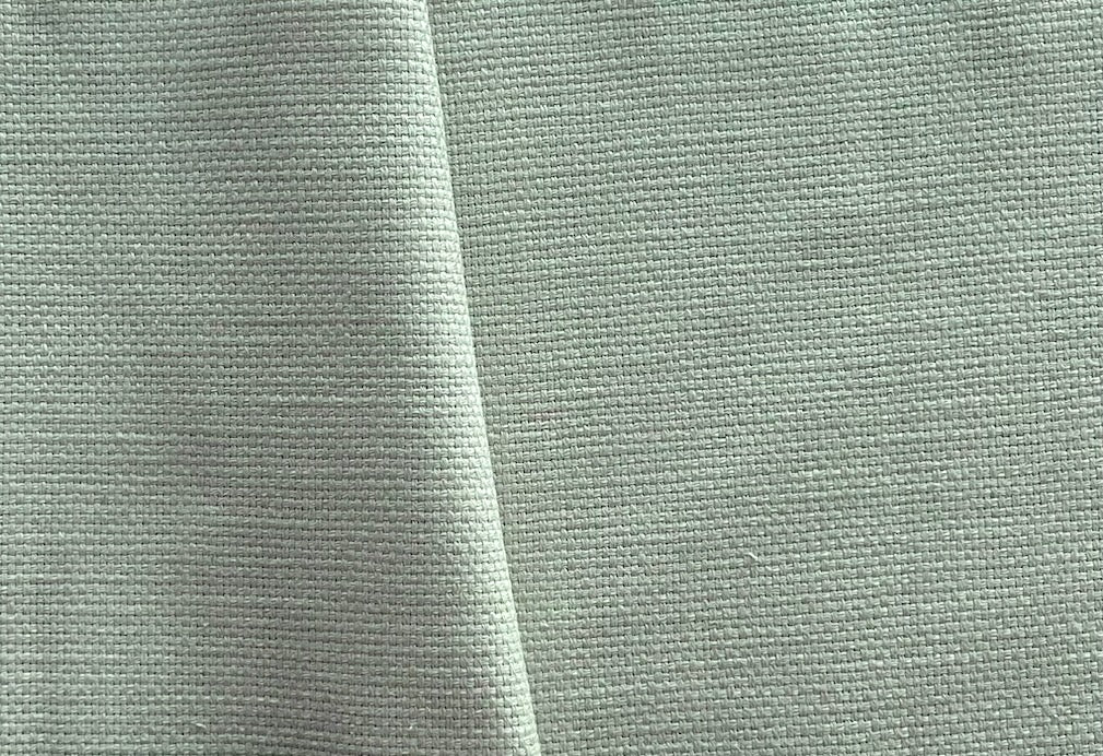 Cool Spearment Green Basket Weave Cotton (Made in Brazil)