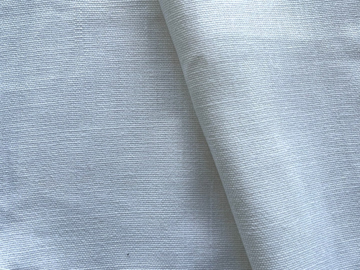 Fine Bright Sea Spray White Linen (Made in Belgium)