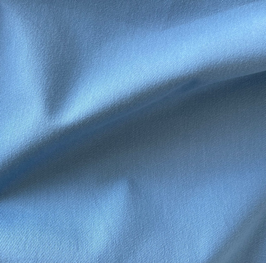 Mid-Weight Periwinkle Cotton Twill (Made in India)