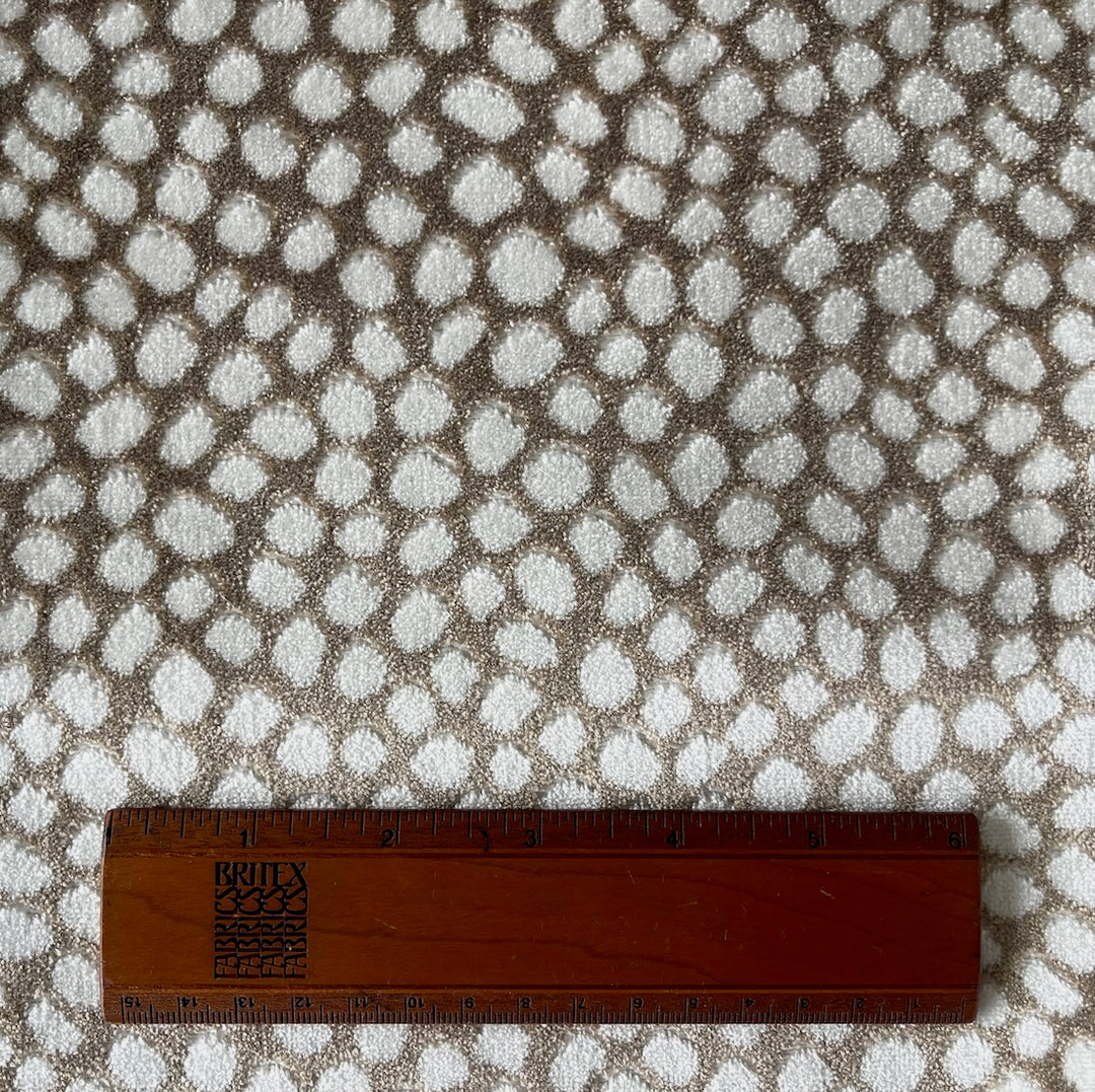 Heavy-Weight Snow Dot Viscose Blend Chenille Velvet