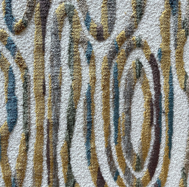 High-End Curried Teal Tiger Eye Viscose Blend Chenille Velvet (Made in Turkey)
