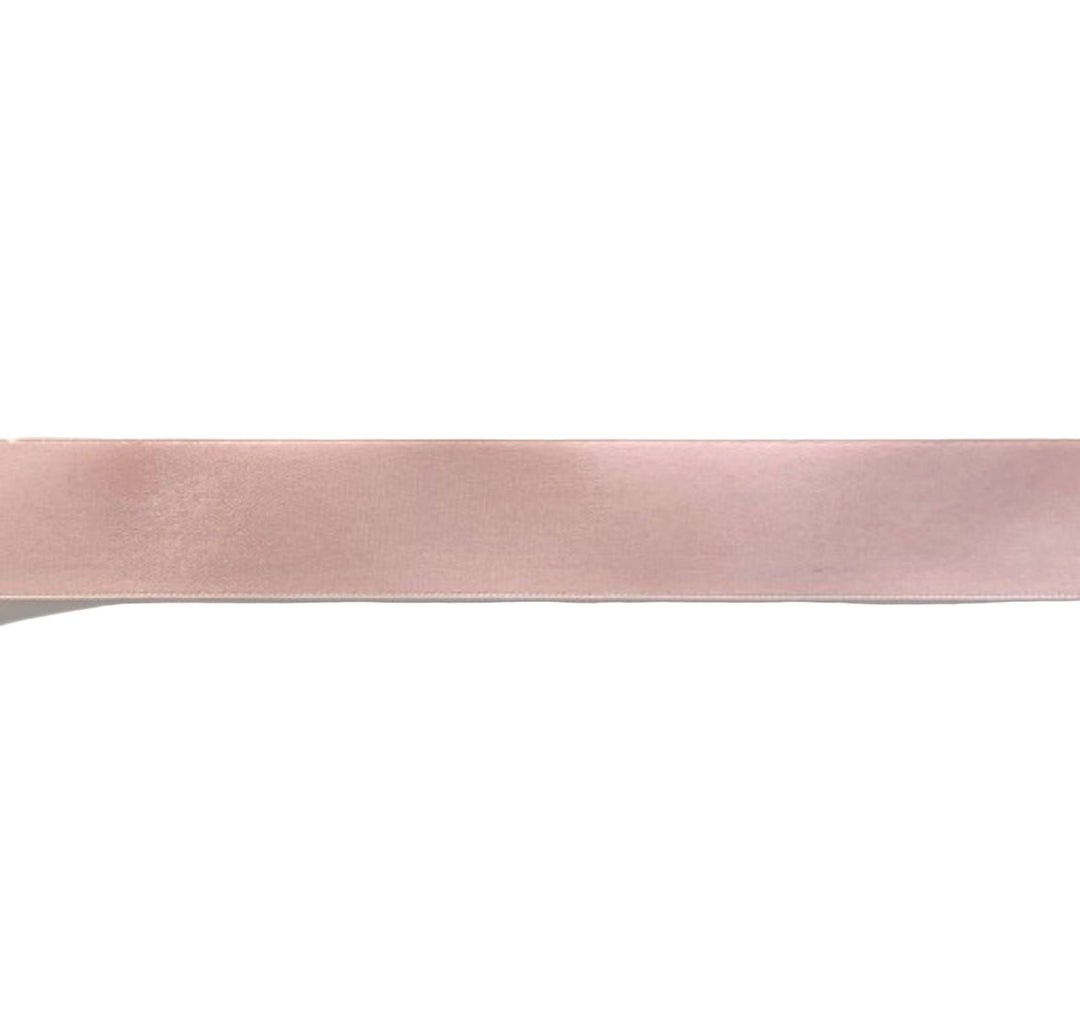 7/8" Leslie Peach Heavier Double-Faced Satin Ribbon (Made in Japan)