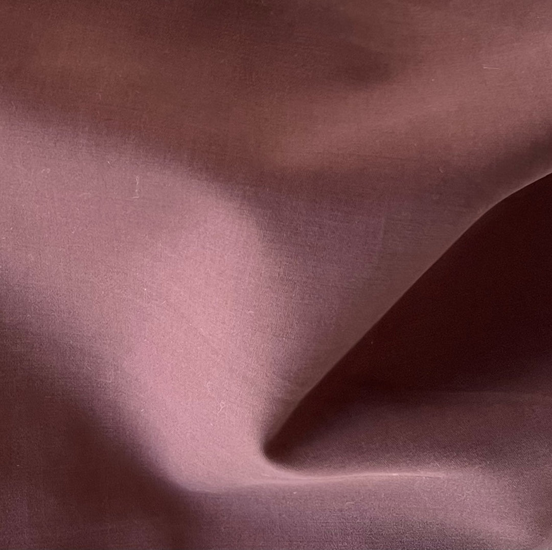 Mid to Heavy-Weight Musty Cabernet Sueded Cotton (Made in Italy)