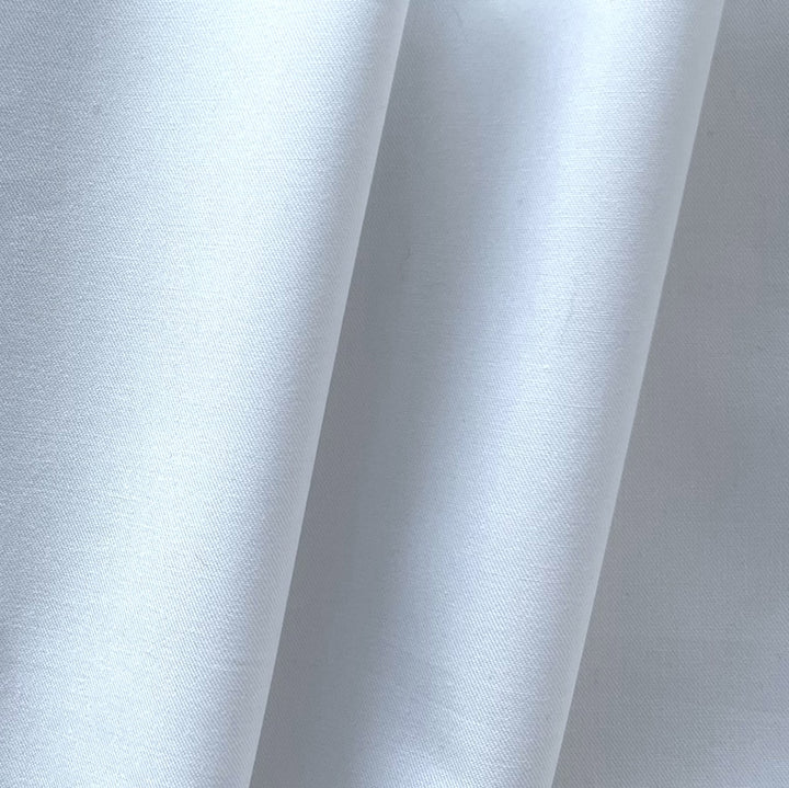 Lighter-Weight Simple White Cotton Twill Pocketing (Made in Italy)