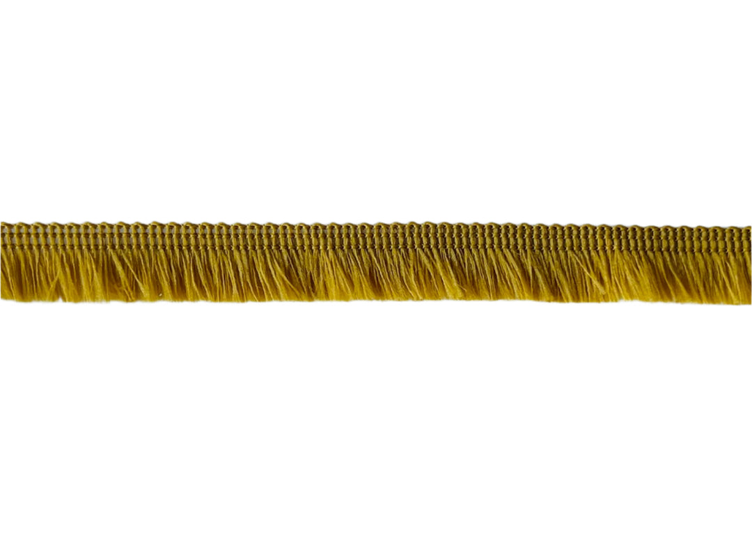 1/2" Gold Fringed Piping Trim (Made in France)