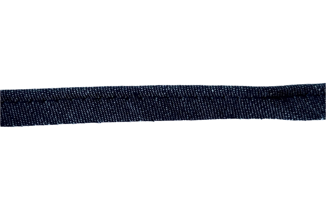 3/8" Charcoal Grey Denim Piping Trim (Made in France)