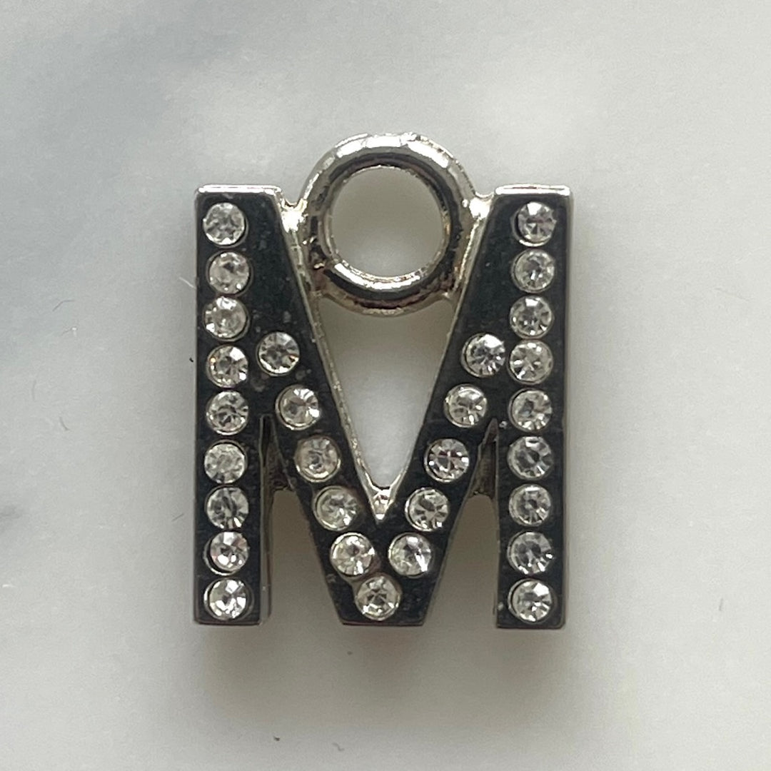 1" Rhinestone Alphabet Charms