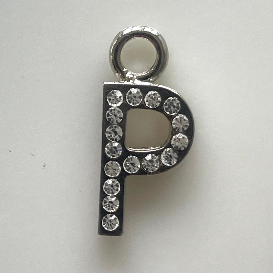 1" Rhinestone Alphabet Charms