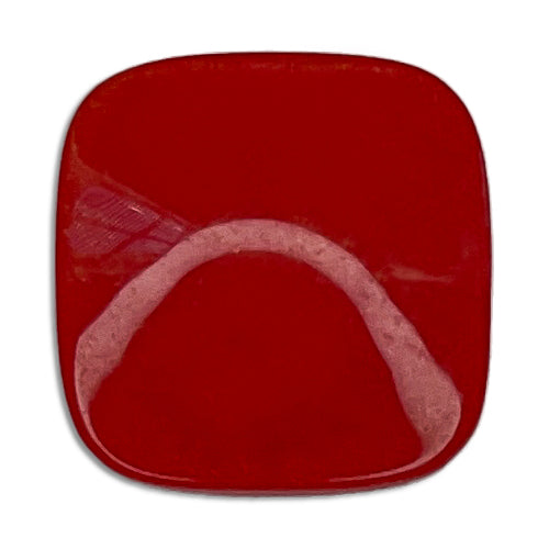 Cherry Rounded Square Plastic Button (Made in Spain)
