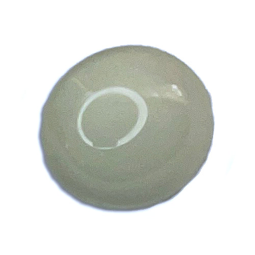 1/2" Domed  Alabaster Plastic Button (Made in Germany)