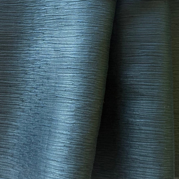 Crystal Teal Crinkled Linen & Silk (Made in Italy)
