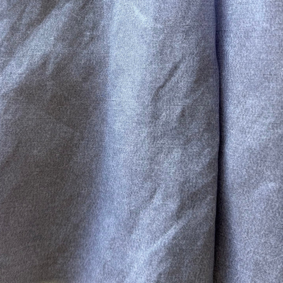 Light to Mid-Weight Lavender Stone Metallic Linen & Cotton (Made in Italy)