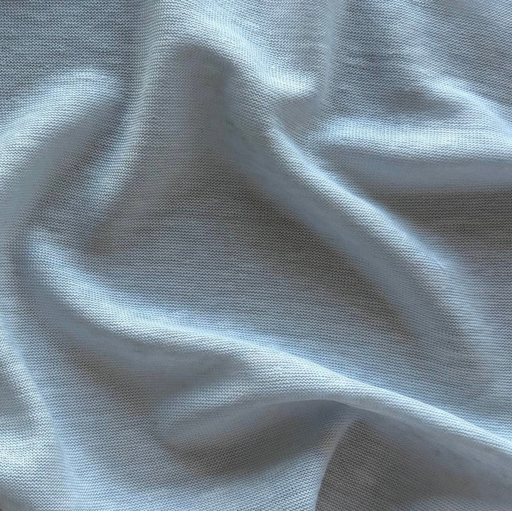 Loro Piana Light-Weight Palest Ice Queen Blue Linen Knit (Made in Italy)