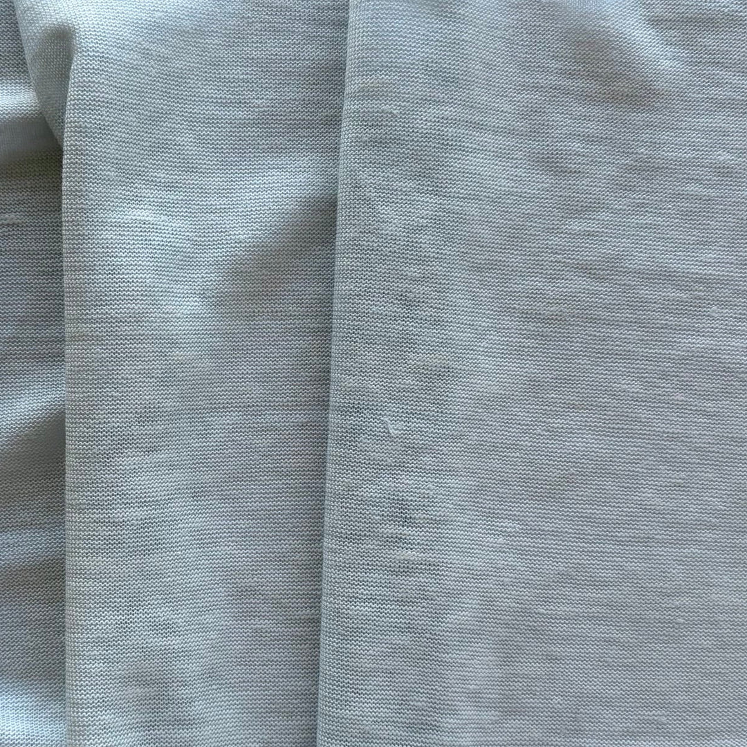 Loro Piana Light-Weight Palest Ice Queen Blue Linen Knit (Made in Italy)