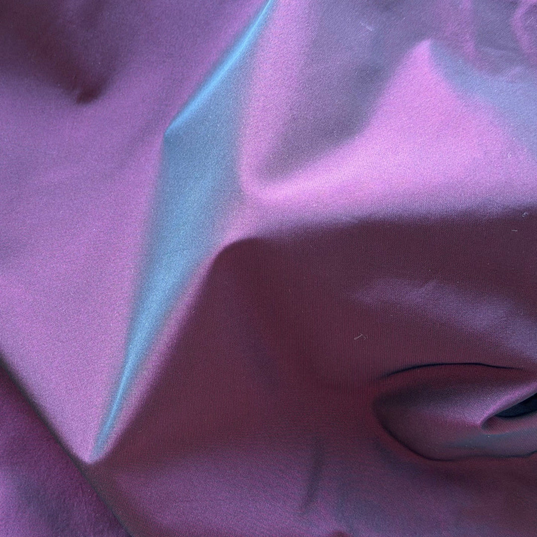 Scrumptious Iridescent Fuchsia Polyester Taffeta (Made in Italy)