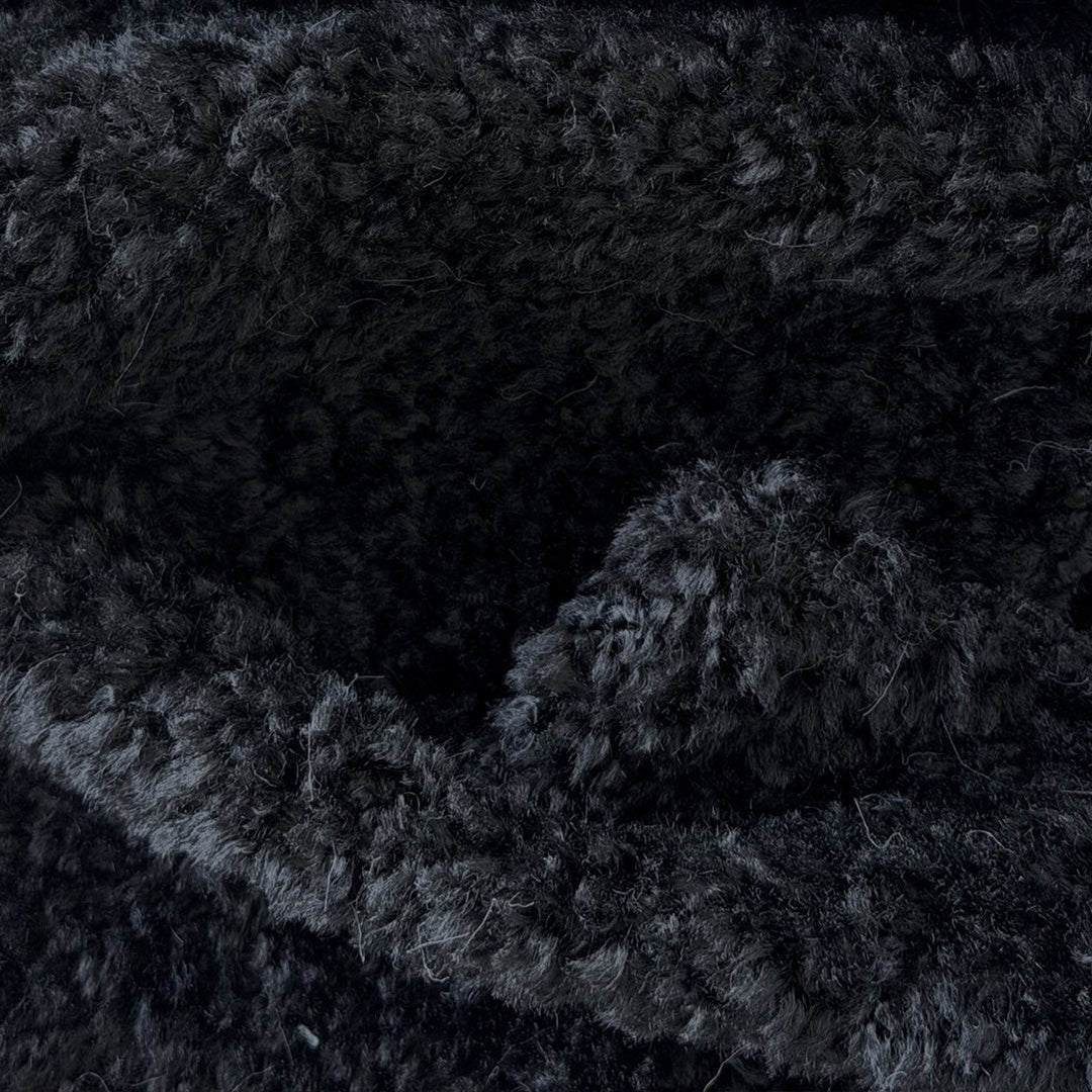 Plush Persian Curly Lamb Polyester Blend Faux Fur (Made in Italy)