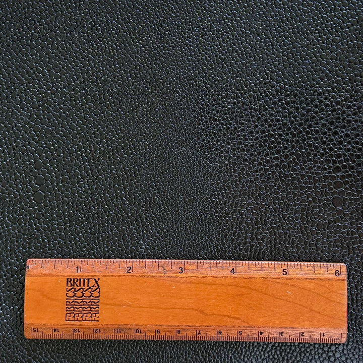 Jet Black Eel Backed Vinyl (Made in USA)