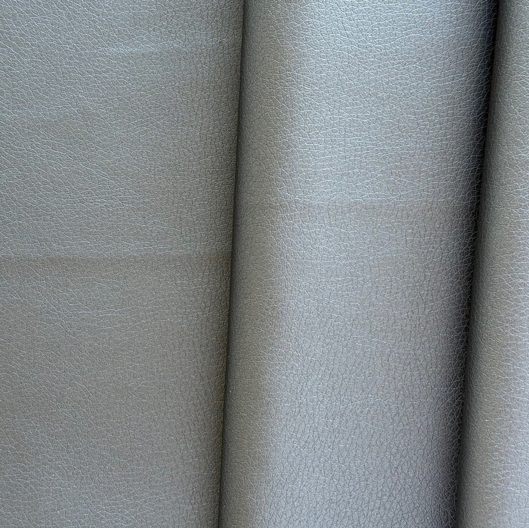 Soft Carbon Grey Textured Polyurethane (Made in France)