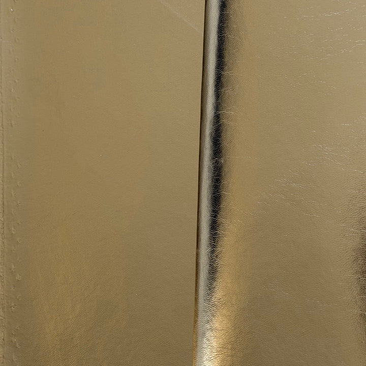 Soft Gold Metallic Textured Polyurethane (Made in USA)