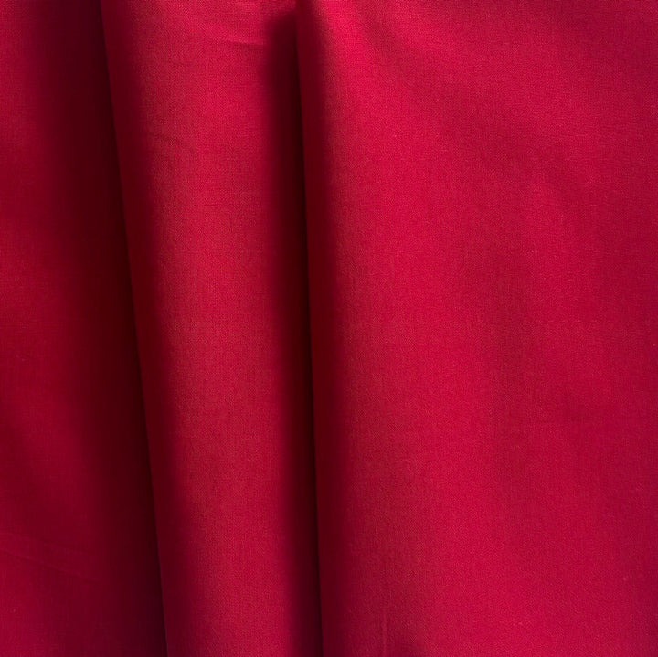 Airy Maraschino Red Cotton Lawn (Made in Italy)
