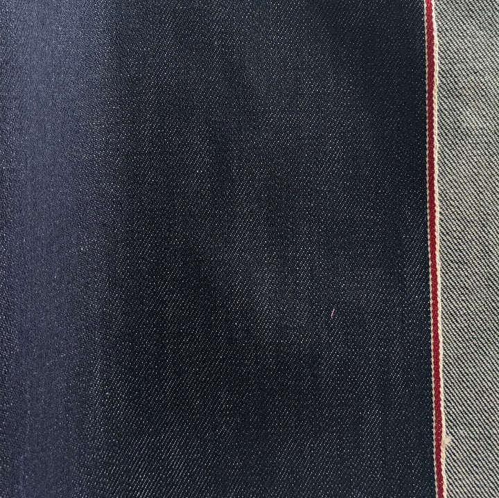 12 Oz Classic Navy Selvedged Cotton Denim (Made in Italy)
