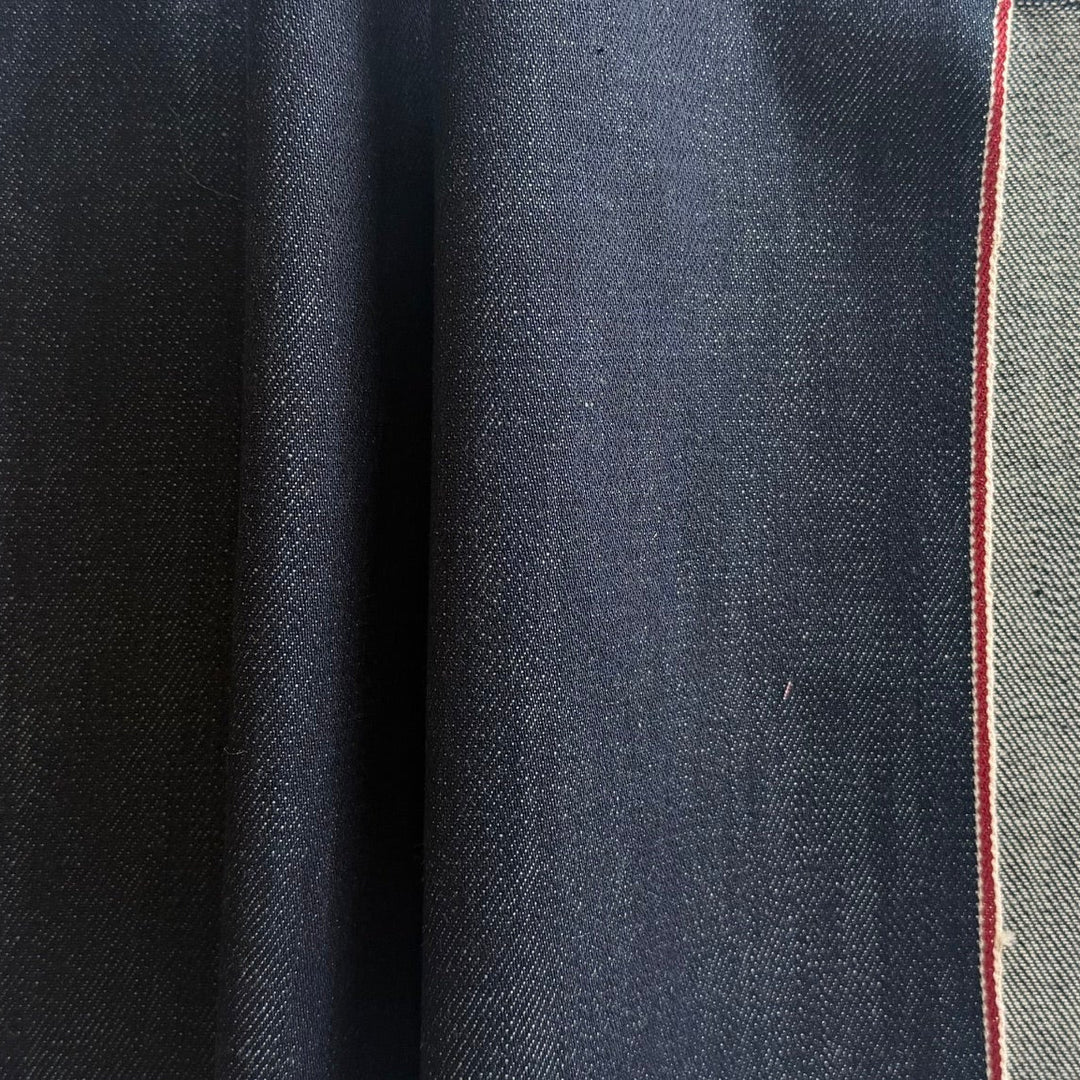 12 Oz Classic Navy Selvedged Cotton Denim (Made in Italy)