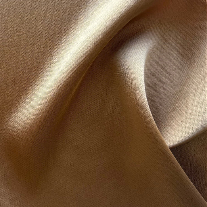 Golden Mink Delustered Polyester Duchess Satin (Made in Korea)