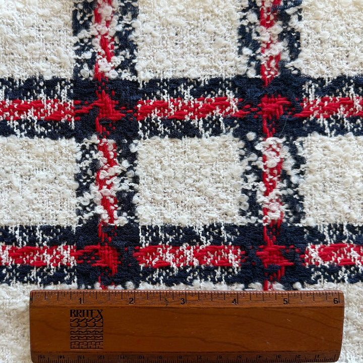 Gucci American Beauty Plaid Cotton Blend Bouclé (Made in Italy)