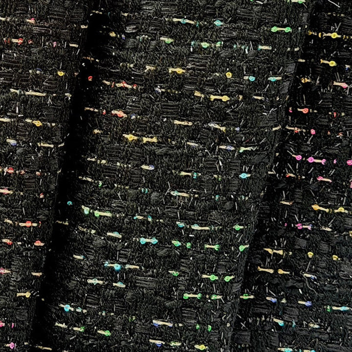 Giambattista Valli Midnight Magic Sequined Acrylic Blend Bouclé (Made in Italy)