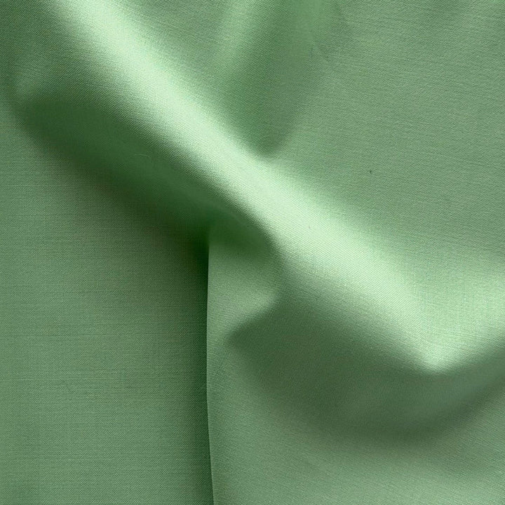 Lighter-Weight Spearmint Stretch Wool Suiting (Made in Italy)
