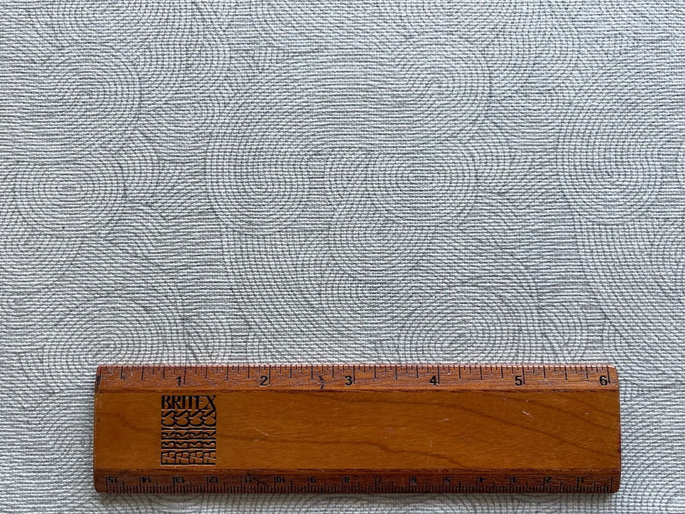 Geometric Mid-Century Maze Laminated Cotton (Made in France)
