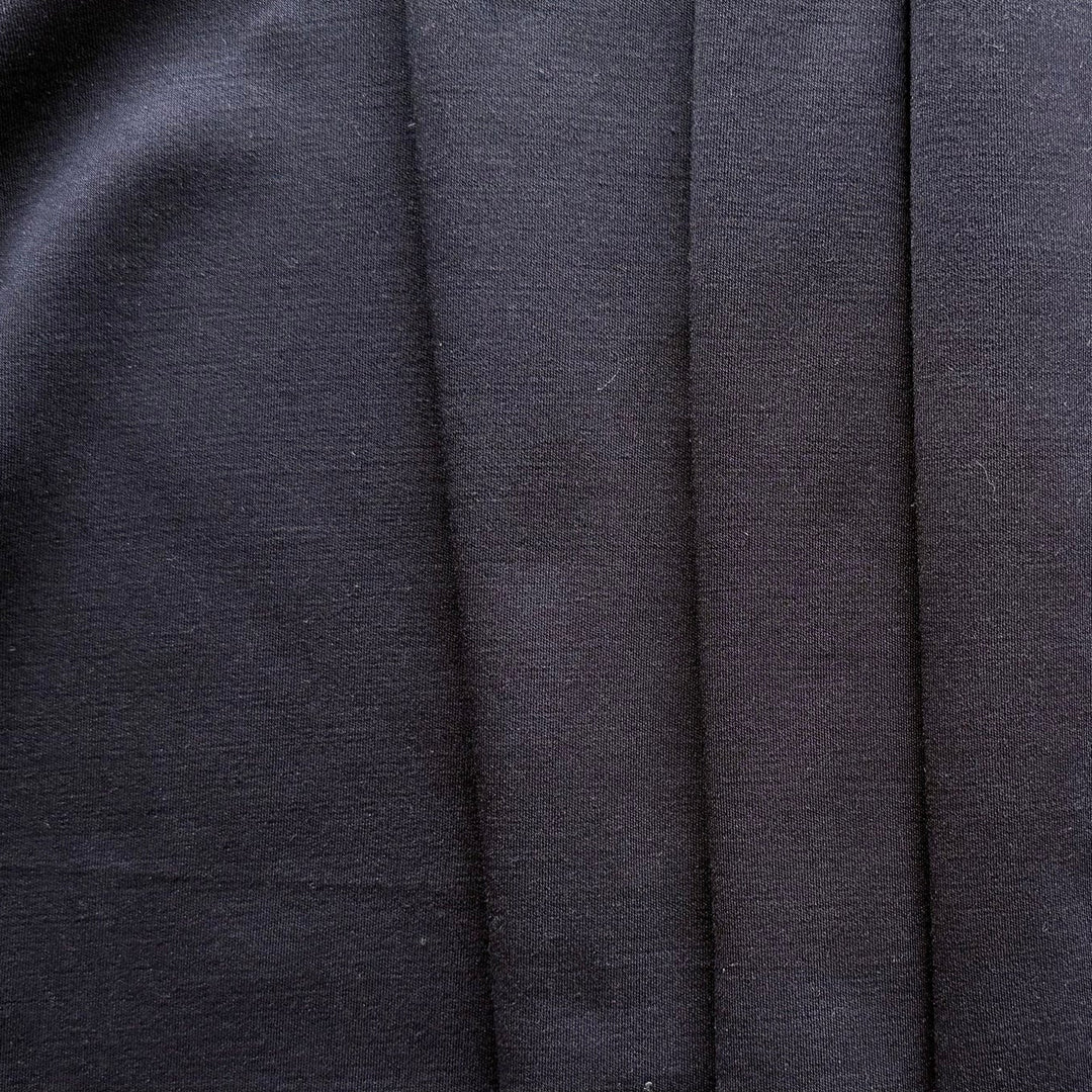 Loro Piana Mid-Weight India Ink Blue Wool Jersey Knit (Made in Italy)
