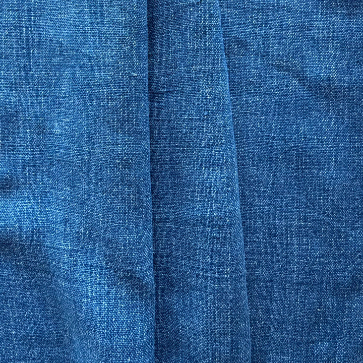 Heavier Mid-Weight Lapis Rustic Linen (Made in India)