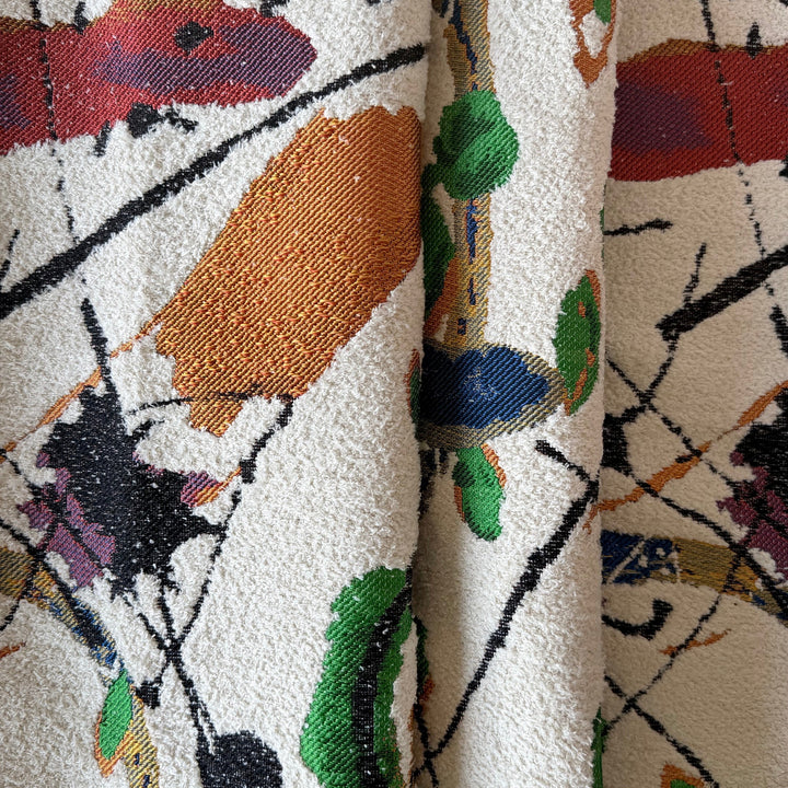 De Kooning Was Here Embroidered Cotton Blend Bouclé (Made in Turkey)